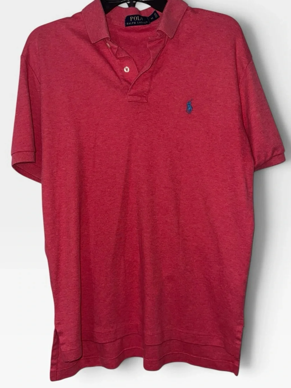Polo by Ralph Lauren Heathered Raspberry Short-Sleeve Polo